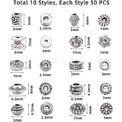 Tibetan Style Spacer Beads&nbsp;TIBEB-PH0004-46AS