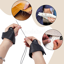 2Pcs 2 Styles Cowhide Adjustable Sewing Palm Rest&nbsp;DIY-NB0016-52