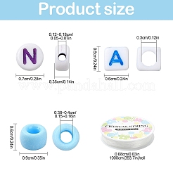 DIY Acrylic Beads Bracelets Jewelry Making Kits&nbsp;DIY-YW0010-64
