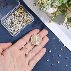 300Pcs 2 Colors 304 Stainless Steel Bead Tips&nbsp;STAS-BBC0010-16