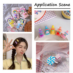 180Pcs 18 Style Resin Cabochons&nbsp;CRES-FW0001-02