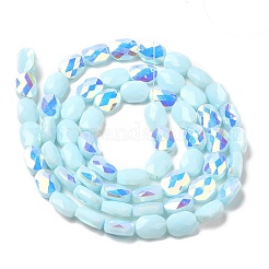 Electroplated Glass Beads Strands&nbsp;GLAA-G092-A-13