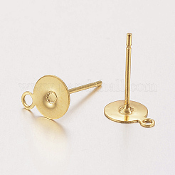 304 Stainless Steel Stud Earring Findings&nbsp;STAS-F162-44G
