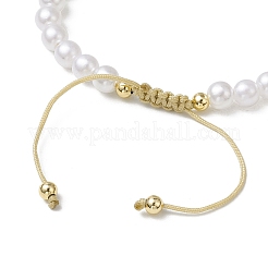 Natural Agate Adjustable Braided Beaded Bracelets&nbsp;BJEW-JB11669-03