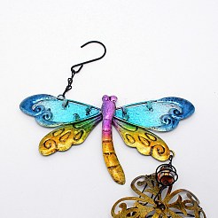 Iron Dragonfly Wind Chime Kit&nbsp;HJEW-TAC0008-02