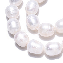 Natural Cultured Freshwater Pearl Beads Strands&nbsp;PEAR-N012-08I