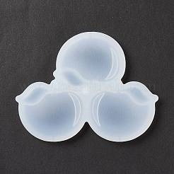 Apple Shape Food Grade Silicone Lollipop Molds&nbsp;LS-DIY-D069-01