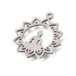 Buddhist 304 Stainless Steel Pendants&nbsp;SA-CBA4CE0-06P