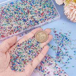 9000Pcs 9 Colors Luminous Glow in the Dark Glass Beads&nbsp;GLAA-PH0003-23