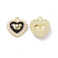 Alloy Enamel Pendants&nbsp;PALLOY-D011-07LG