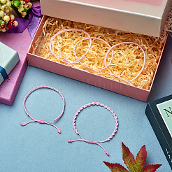 5Pcs 5 Style Nylon Thread Woven Braided Bracelets Set&nbsp;BJEW-SW00051