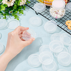 Plastic Bottle Caps Replacement for Glass Pudding Bottle&nbsp;AJEW-WH0347-40B