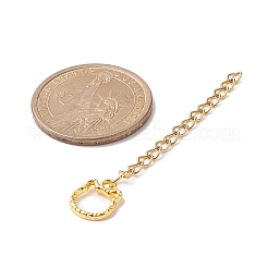 Ion Plating(IP) 304 Stainless Steel Curb Chain Extenders&nbsp;FIND-JF00108