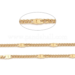 Ion Plating(IP) 304 Stainless Steel Figaro Chains&nbsp;CHS-N002-03G