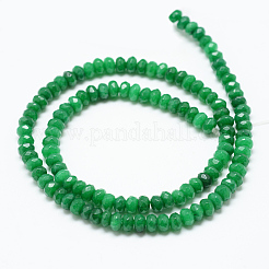 Natural White Jade Bead Strands&nbsp;G-R409-3x5-04