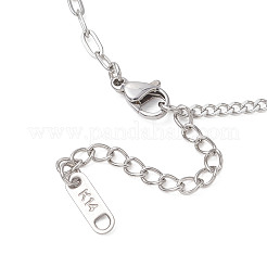 304 Stainless Steel Curb & Cable Chain Bracelets for Women&nbsp;BJEW-JB13116