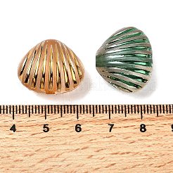Spray Painted Opaque Acrylic Beads&nbsp;OACR-H054-17