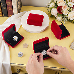 Flocking Jewelry Boxes for Badge&nbsp;CON-WH0112-067C