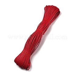 3-Ply PU Leather Braided Cord&nbsp;OCOR-Q059-01E