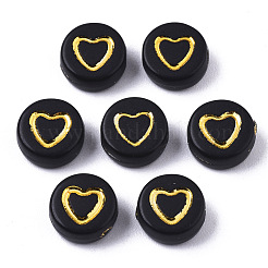 Opaque Acrylic Beads&nbsp;X-PACR-N006-004