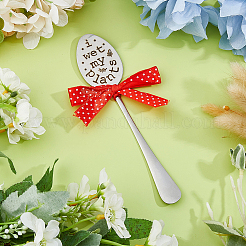 Iron Plant Labels Spoons&nbsp;DIY-WH0060-78A