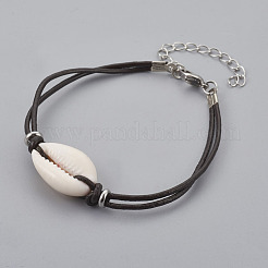 Cowhide Leather Cord Bracelets&nbsp;BJEW-JB04067