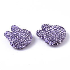 Handmade Polymer Clay Rhinestone Beads&nbsp;RB-T017-08C