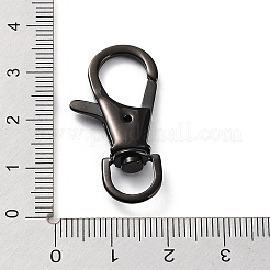 Ion Plating(IP) 304 Stainless Steel Swivel Lobster Claw Clasps&nbsp;STAS-I117-01B-01