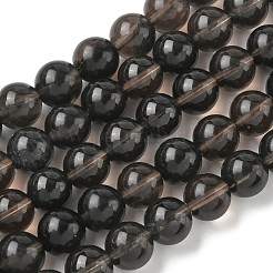 Natural Ice Obsidian Beads Strands&nbsp;G-P590-A03-10mm-02