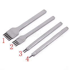 Steel 1/2/4/6 Prong DIY Diamond Lacing Stitching Leather Craft Kits&nbsp;TOOL-WH0129-52