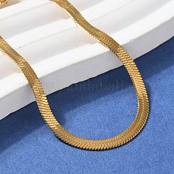 304 Stainless Steel Snake Chain Bracelets for Women Men&nbsp;STAS-S157-36A-G