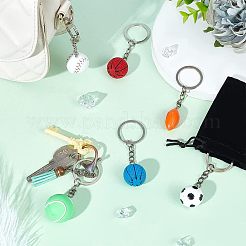 Resin & Plastic Pendants Keychains&nbsp;KEYC-OC0001-30