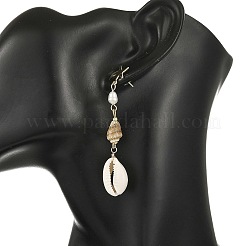 304 Stainless Steel with Natural Pearl Beads Stud Earrings&nbsp;EJEW-JE07421
