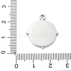 304 Stainless Steel Pendant Cabochon Settings&nbsp;STAS-G361-05P