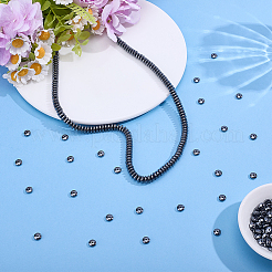 2 Strands Synthetic Non-Magnetic Hematite Beads Strands&nbsp;G-ME0001-45