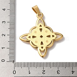 PVD Vacuum Plating 304 Stainless Steel Pendants&nbsp;STAS-L081-033G