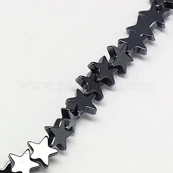 Electroplate Non-magnetic Synthetic Hematite Beads Strands&nbsp;G-J173-4x4mm-05