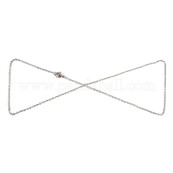 Non-Tarnish 304 Stainless Steel Unisex Cable Chain for Necklace&nbsp;X-STAS-P045-01P-B