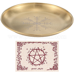 Stainless Steel Candlestick Tray&nbsp;AJEW-WH20019-90B