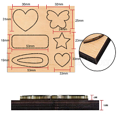 Wood Cutting Dies&nbsp;DIY-WH0169-34