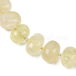 Natural Lemon Quartz(Heated) Beads Strands&nbsp;G-F796-B01-01