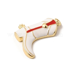 Brass Enamel Pendants&nbsp;KK-H267-113G