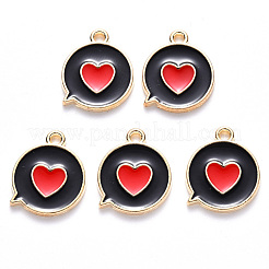 Alloy Enamel Pendants&nbsp;ENAM-S121-120B