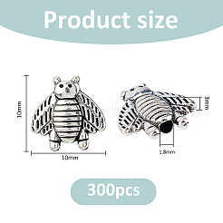 300Pcs Tibetan Style Alloy Beads&nbsp;FIND-FH0017-53