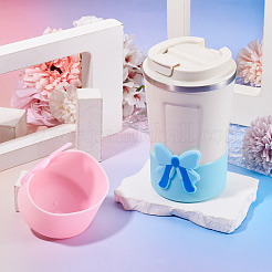 2Pcs 2 Colors Silicone Cup Sleeves&nbsp;SIL-TA0003-46