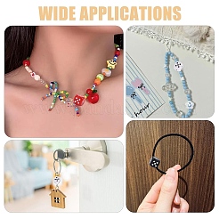 60Pcs 3 Colors Acrylic Beads&nbsp;OACR-YW0003-97