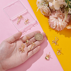 4Pairs Brass Stud Earring & Hoop Earring Sets&nbsp;EJEW-UN00011