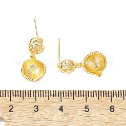 Brass Studs Earrings Findings&nbsp;KK-K360-31G