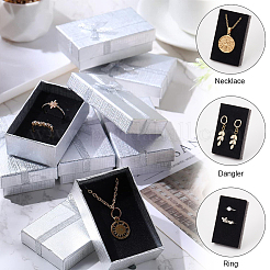 20Pcs Rectangle Paper Storage Gift Boxes with Bowknot&nbsp;CON-SC0001-17B
