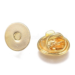 Brass Butterfly Clutches Pin Backs&nbsp;X-KK-Z003-01G
